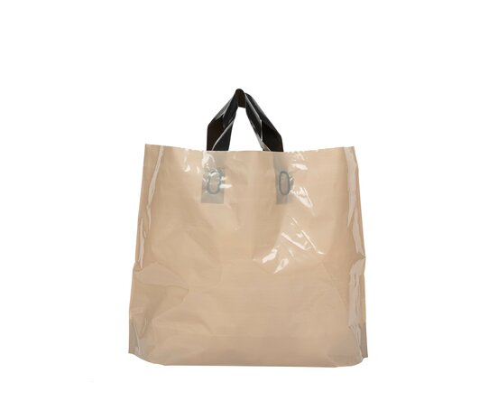 Stevige Herbruikbare Tas met Handhengsel  50cm x 40cm  100 stuks kleur Goud