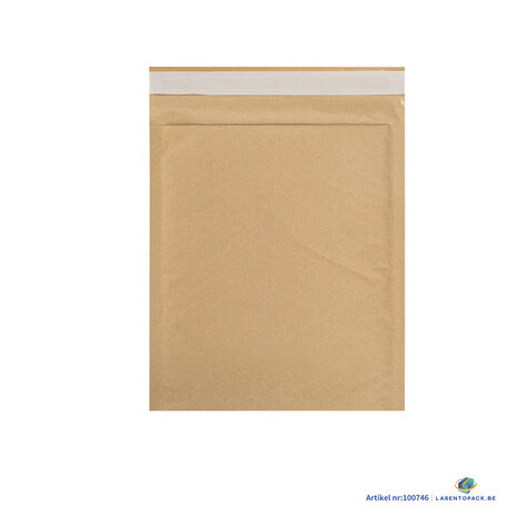 20x Bruine luchtkussen enveloppen 18cm x 23cm  
