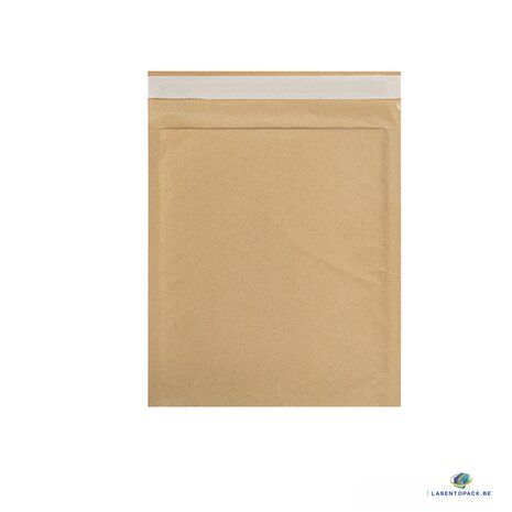 10x Bruine luchtkussen enveloppen 25cm x 39cm  