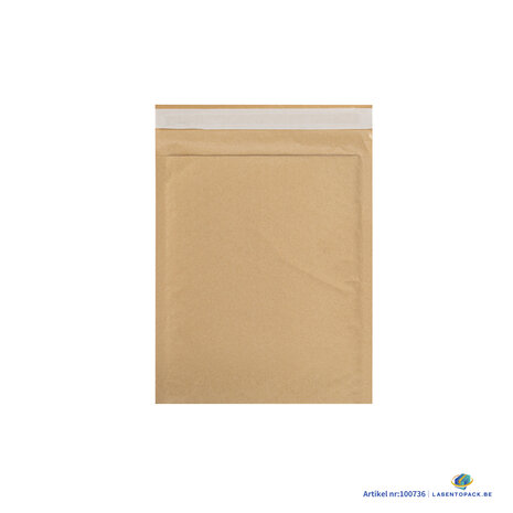 20x Bruine luchtkussen enveloppen 11cm x 13cm  