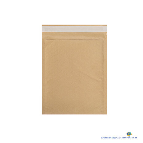 20x Bruine luchtkussen enveloppen 15cm x 18cm + 4cm 