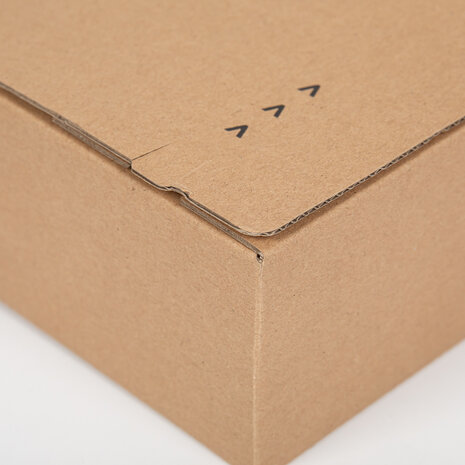 Autolock Doos 260x220x130 mm Bruin met plak- en tearstrip 