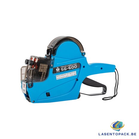 Prijstang SG-600 2 rijen met datum kleur Blauw