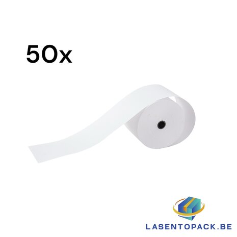50x Kassarol Thermisch 57-70-12 (50 rollen/doos) 48 GRAMS BPA FREE! 63 meter op een rol 