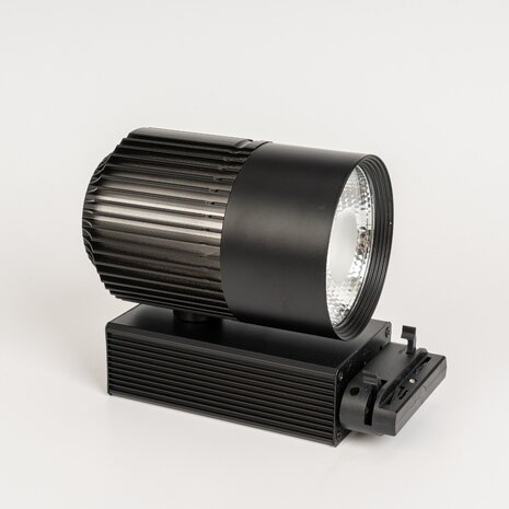 LED Railverlichting - Track Spot - 30W - Rond - Natuurlijk Wit 6000K - Wit - Aluminium