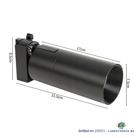 LED Railverlichting - Track Spot - 24W - Rond - Natuurlijk Wit 6000K - Zwart - Aluminium