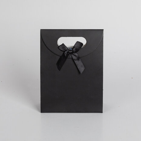 12x Luxe draagtas met uitgesneden handvat Wit 31.5cm x 23cm x 11cm 