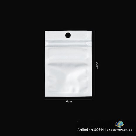 100x Reparatie Zakjes - Premium Gripzakjes (6cm x 10cm) &ndash; Zelfsluitende Sealbag Ziplock Zakjes
