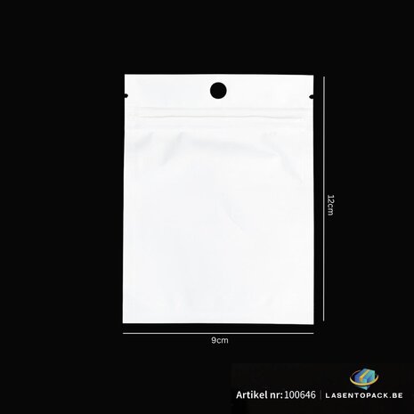 100x Reparatie Zakjes - Premium Gripzakjes (9cm x 12cm) &ndash; Zelfsluitende Sealbag Ziplock Zakjes