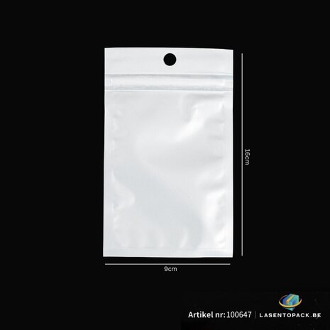 100x Reparatie Zakjes - Premium Gripzakjes (9cm x 16cm) &ndash; Zelfsluitende Sealbag Ziplock Zakjes
