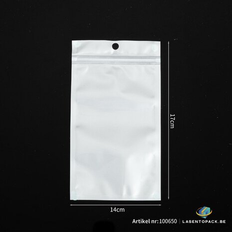 100x Reparatie Zakjes - Premium Gripzakjes (14cm x 17cm) &ndash; Zelfsluitende Sealbag Ziplock Zakjes
