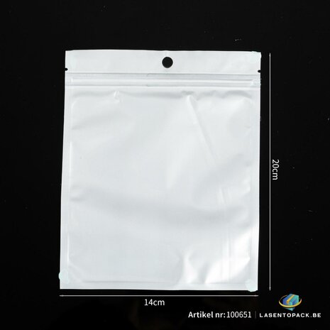 100x Reparatie Zakjes - Premium Gripzakjes (14cm x 20cm) &ndash; Zelfsluitende Sealbag Ziplock Zakjes