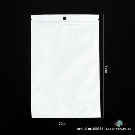 100x Reparatie Zakjes - Premium Gripzakjes (20cm x 30cm) &ndash; Zelfsluitende Sealbag Ziplock Zakjes