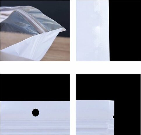 100x Reparatie Zakjes - Premium Gripzakjes (21cm x 26cm) &ndash; Zelfsluitende Sealbag Ziplock Zakjes