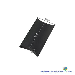 Kussendoos Zwart karton 23x12x3.5 cm - per 12 stuks