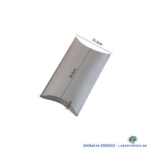 Kussendoos Grijs 23x12x3.5 cm - per 12 stuks