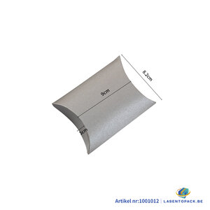 Kussendoos Grijs 25x15x3.5 cm - per 12 stuks