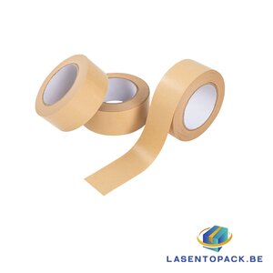 6x Papier Verpakkingstape Bruin 48mmx 50m 