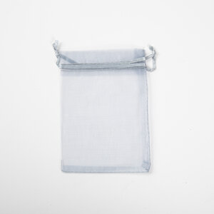 50x Organza Zakjes 110mm x 160mm Grijs