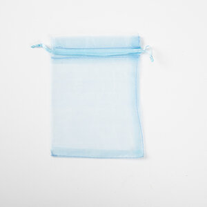 50x Organza Zakjes 150mm x 200mm Licht Blauw