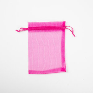 50x Organza Zakjes 150mm x 200mm Hot Pink