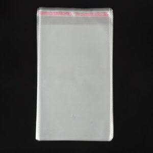 Cellofaan zakjes 12,3 cm x 23 cm  100 stuks
